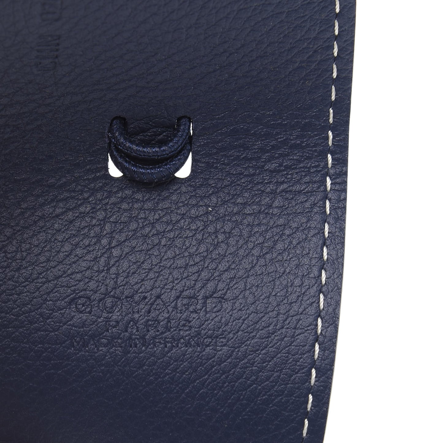 Calfskin Bag Clip Navy