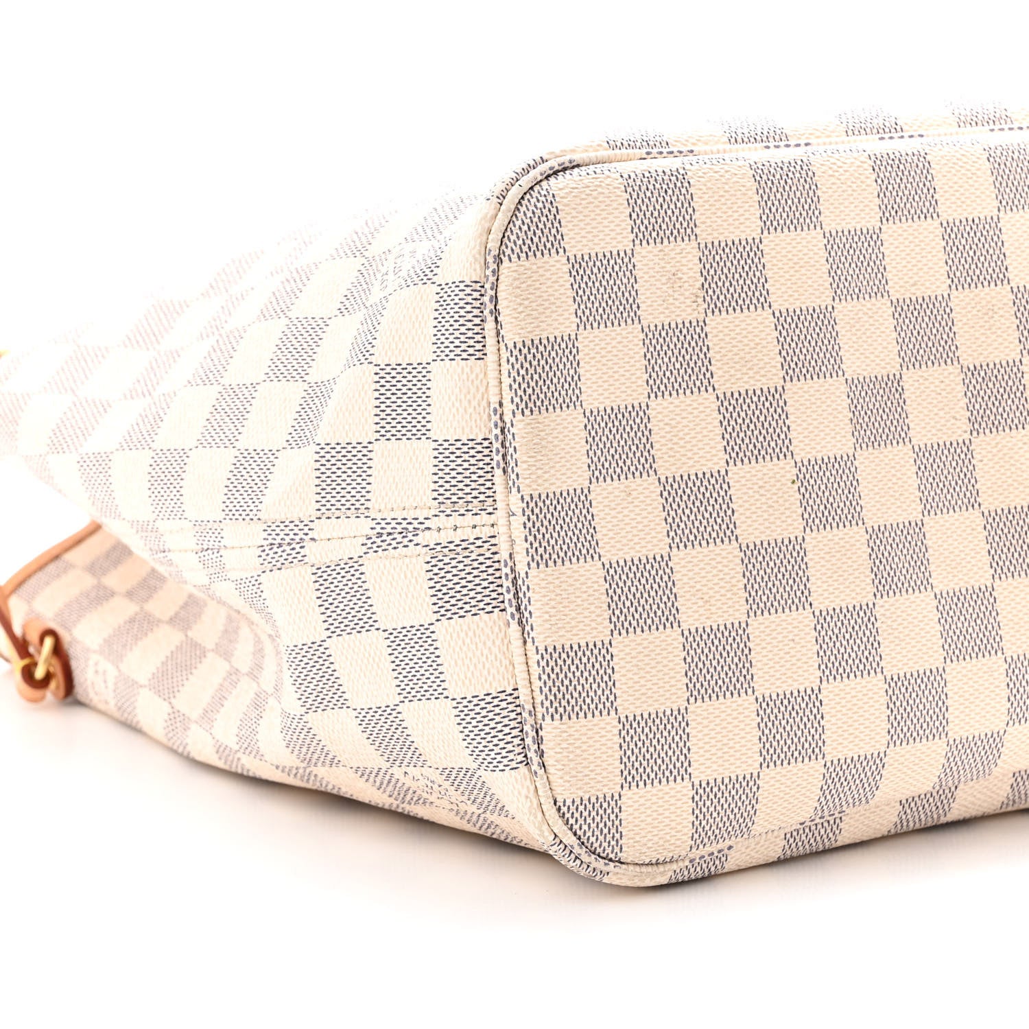 Louis Vuitton Damier Azur Neo Neverfull MM Rose Ballerine 8 of 9