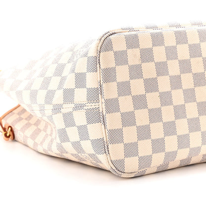 Louis Vuitton Damier Azur Neo Neverfull MM Rose Ballerine 8 of 9