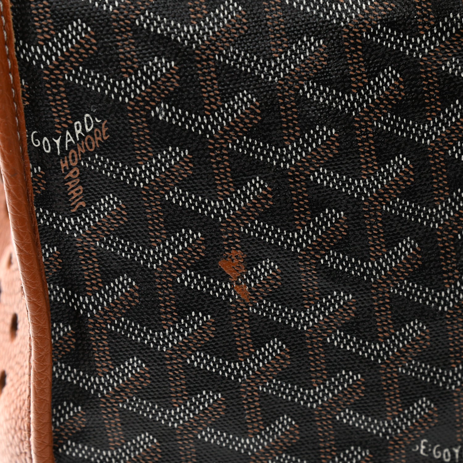 Goyard Goyardine Sac Hardy Pet Carrier PM Black Gold 22 of 22