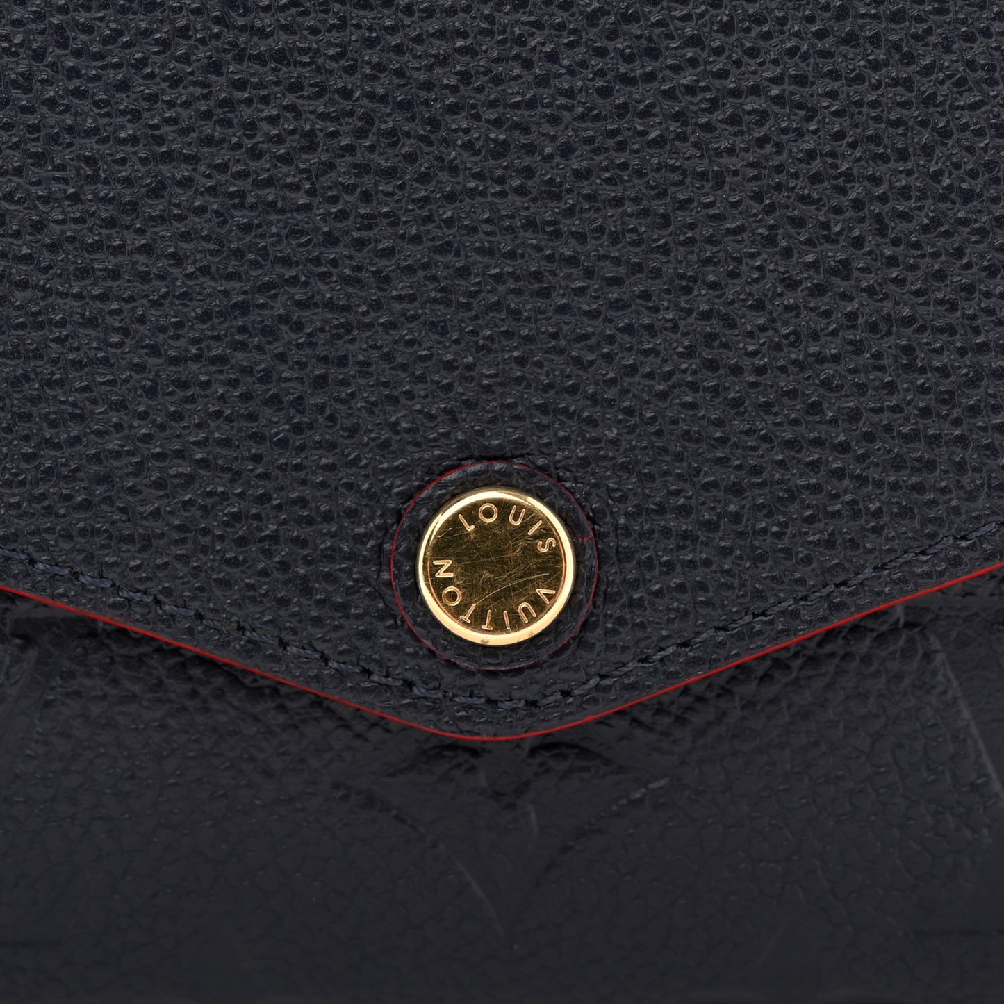 Empreinte Sarah Wallet NM Marine Rouge