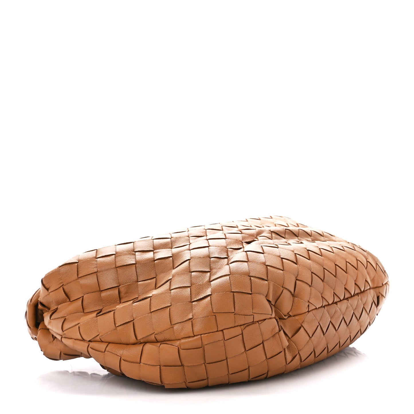 Nappa Intrecciato Teen Jodie Hobo Caramel