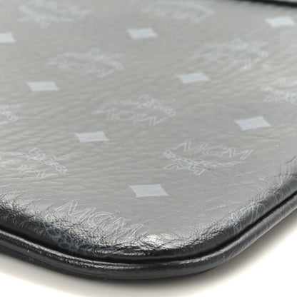 MCM Visetos Stark Wristlet Pouch Black 7 of 7