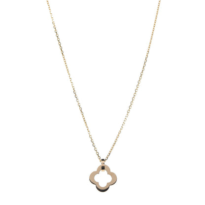 Van Cleef & Arpels 18K Yellow Gold Byzantine Alhambra Pendant Necklace 1 of 8