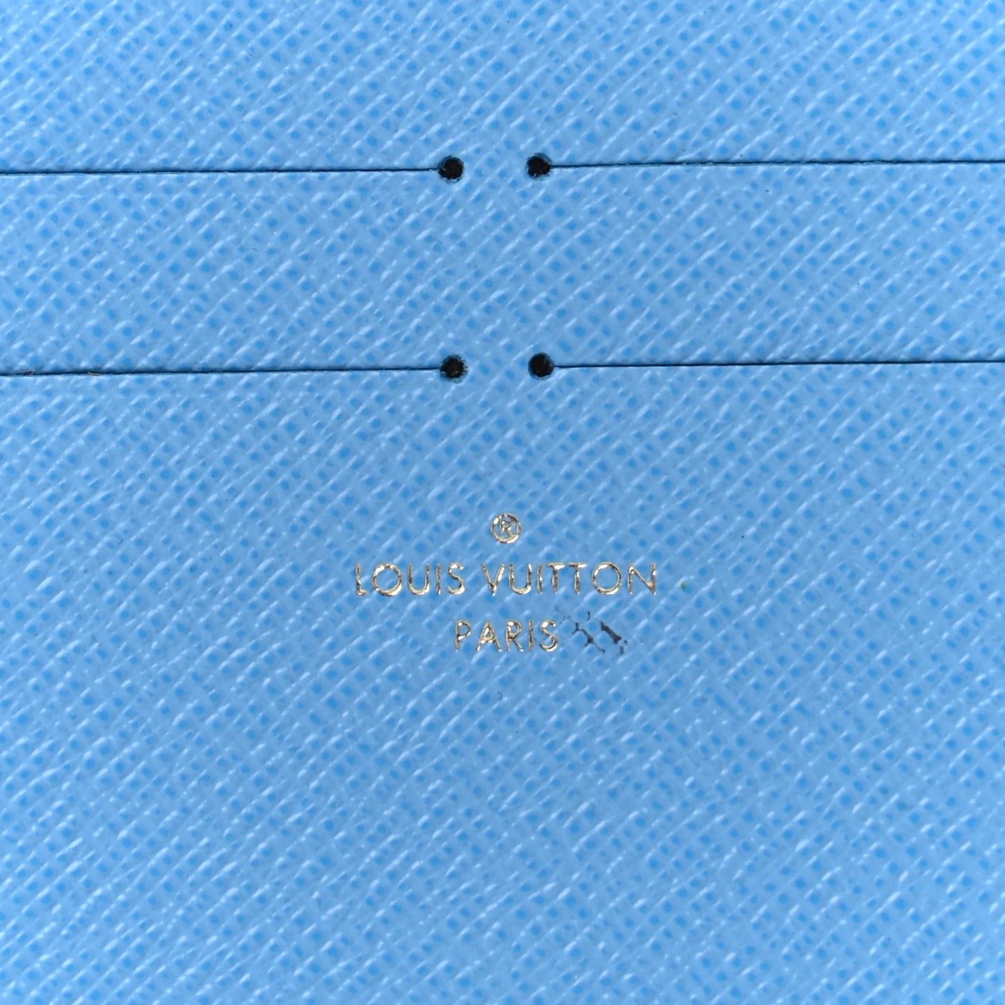 Monogram 2021 Christmas Animation China Wall Pochette Felicie Chain Wallet Myosotis Blue