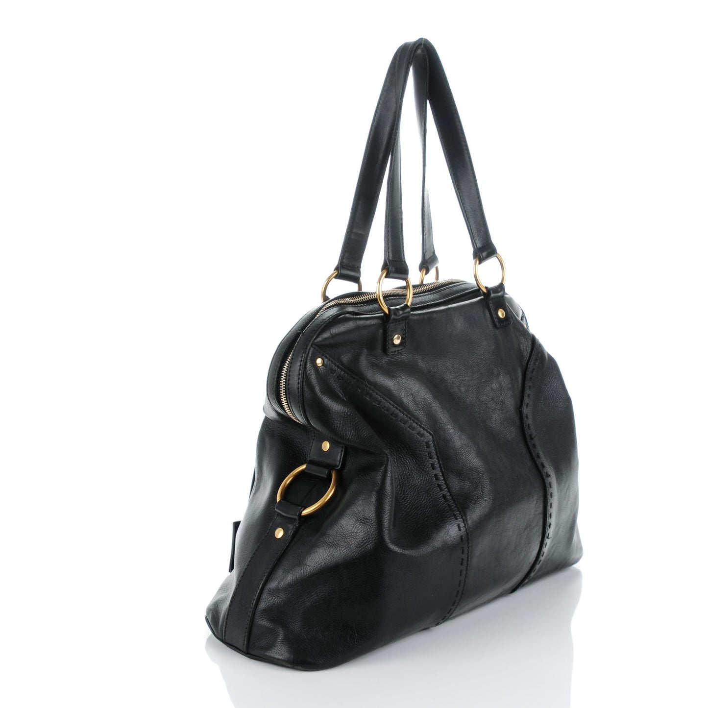 Calfskin Oversized Muse Black