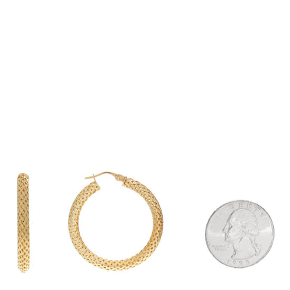 Roberto Coin 18K Yellow Gold Primavera Hoop Earrings 2 of 4