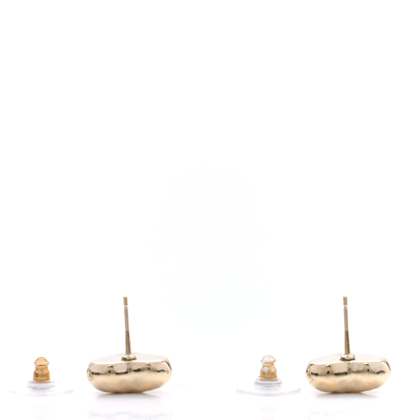CC Heart Earrings Gold