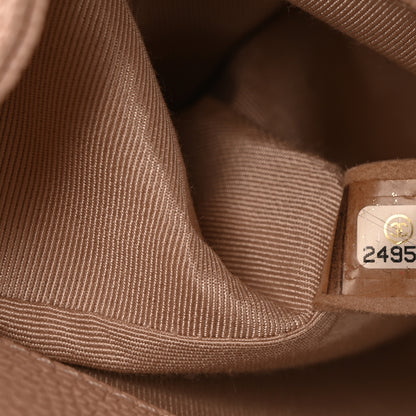 Chanel Caviar Chevron Quilted Medium Boy Flap Nude 7 of 10