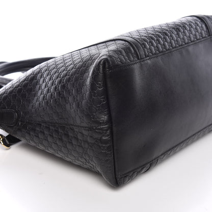 Gucci Soft Microguccissima Dome Satchel Black 10 of 12