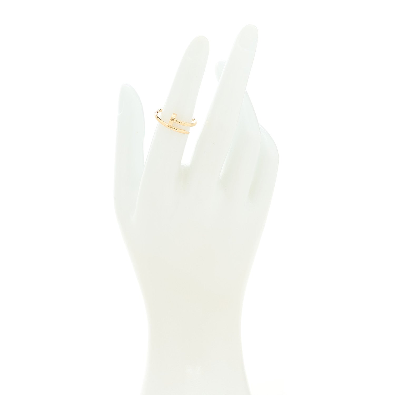 Cartier 18K Yellow Gold Small Juste Un Clou Ring 50 5.25 2 of 4