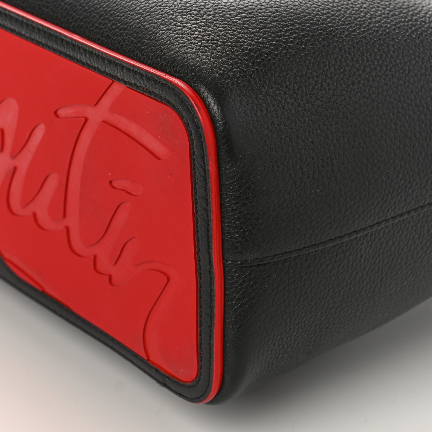 Calfskin Spiked Large Cabarock Shopper Tote Black