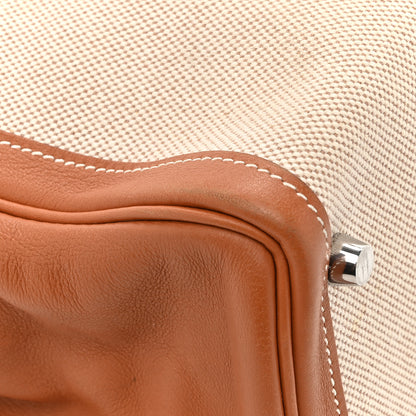 Hermes Toile Swift Kelly Retourne 32 Gold 16 of 18