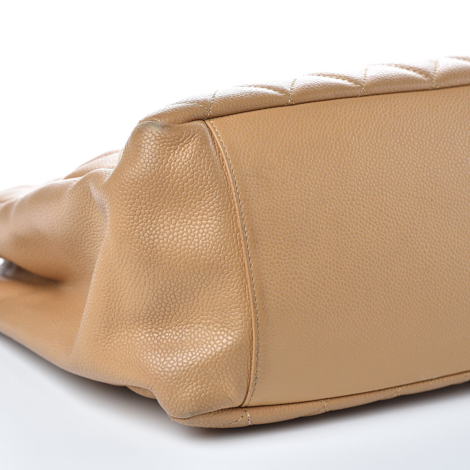 Chanel Caviar Quilted Grand Shopping Tote GST Beige 9 of 21