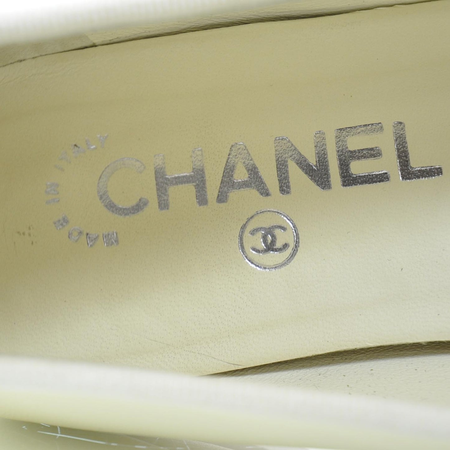 Leather Cap Toe Ballet Flats 39