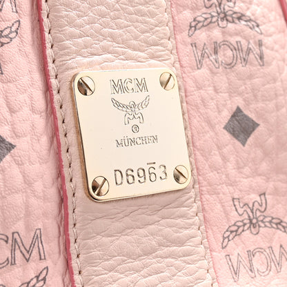 MCM Visetos Medium Liz Reversible Shopper Tote Powder Pink 7 of 10