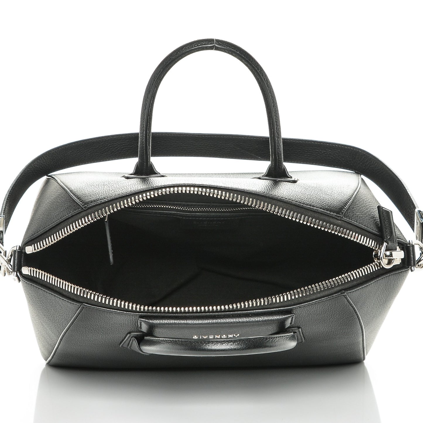 Sugar Goatskin Medium Antigona Black