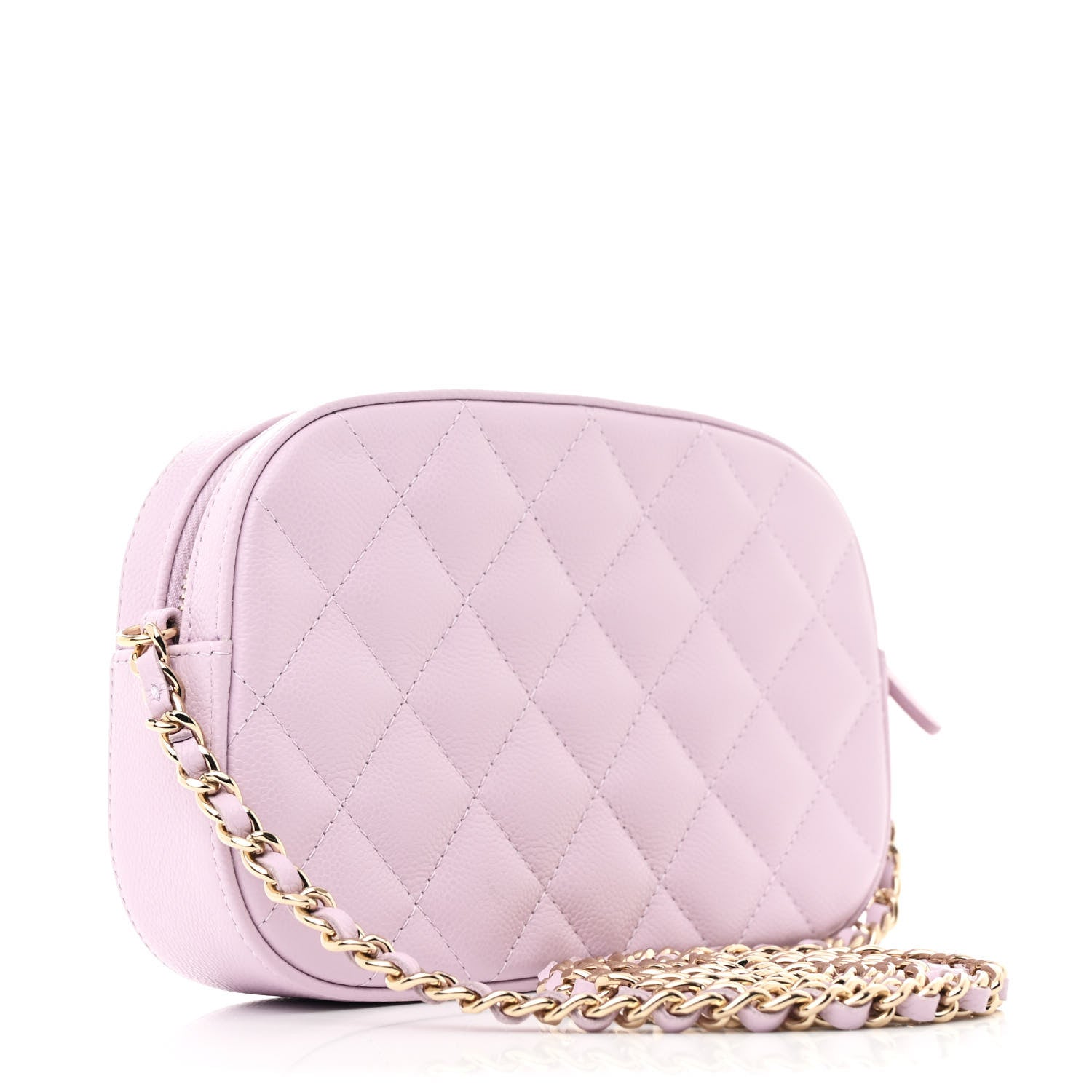 Chanel Caviar Quilted Chain Camera Bag Light Purple 3 of 11