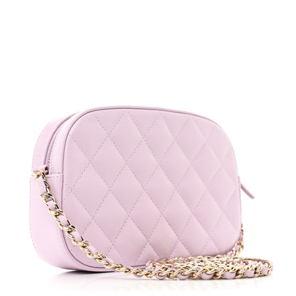 Chanel Caviar Quilted Chain Camera Bag Light Purple 3 of 11