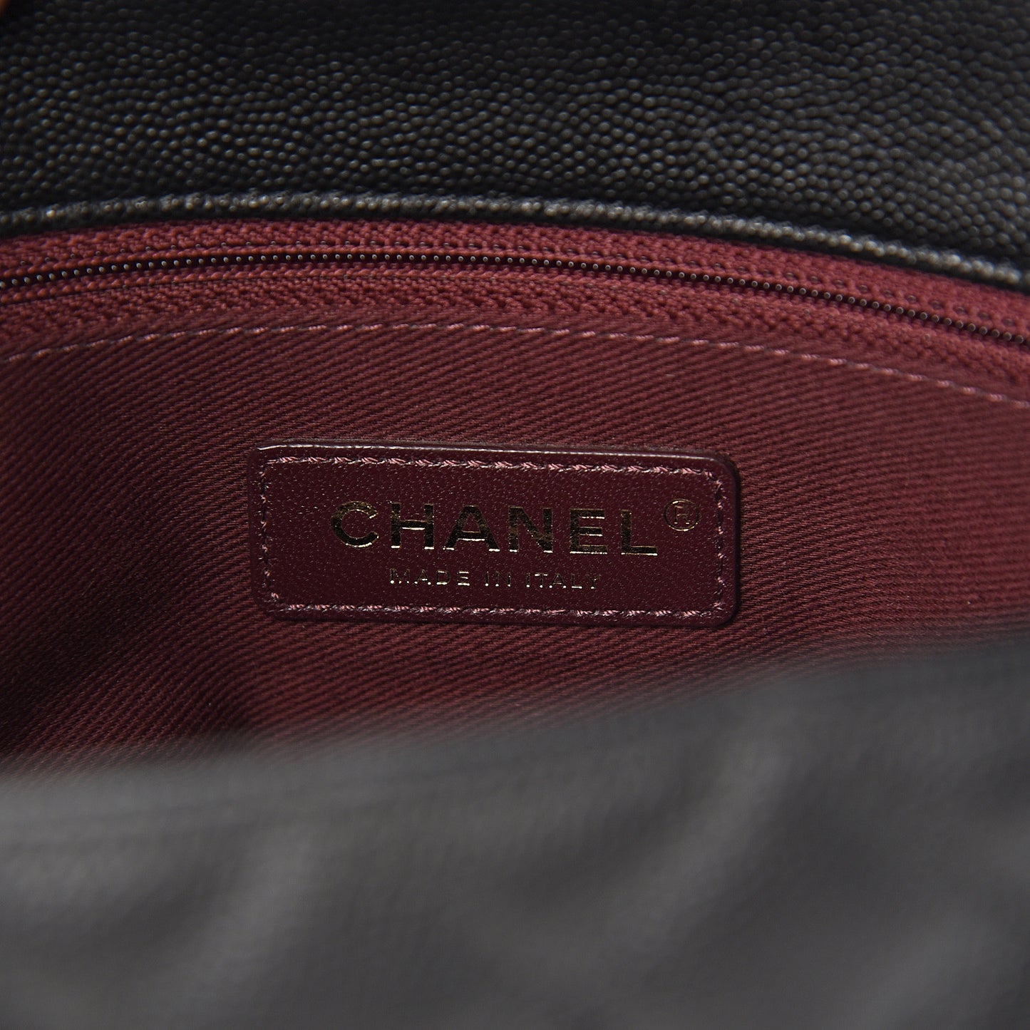 Caviar Quilted Small Coco Handle Flap Black