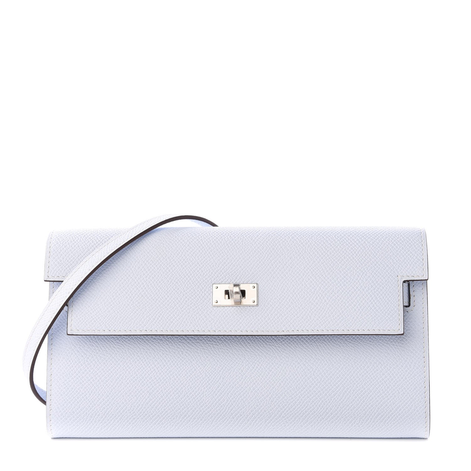 Hermes Epsom Kelly Wallet To Go Bleu Brume 1 of 9