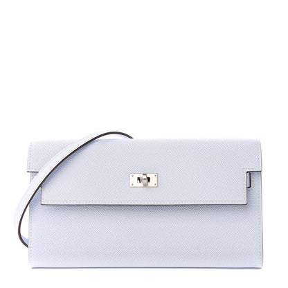 Hermes Epsom Kelly Wallet To Go Bleu Brume 1 of 9