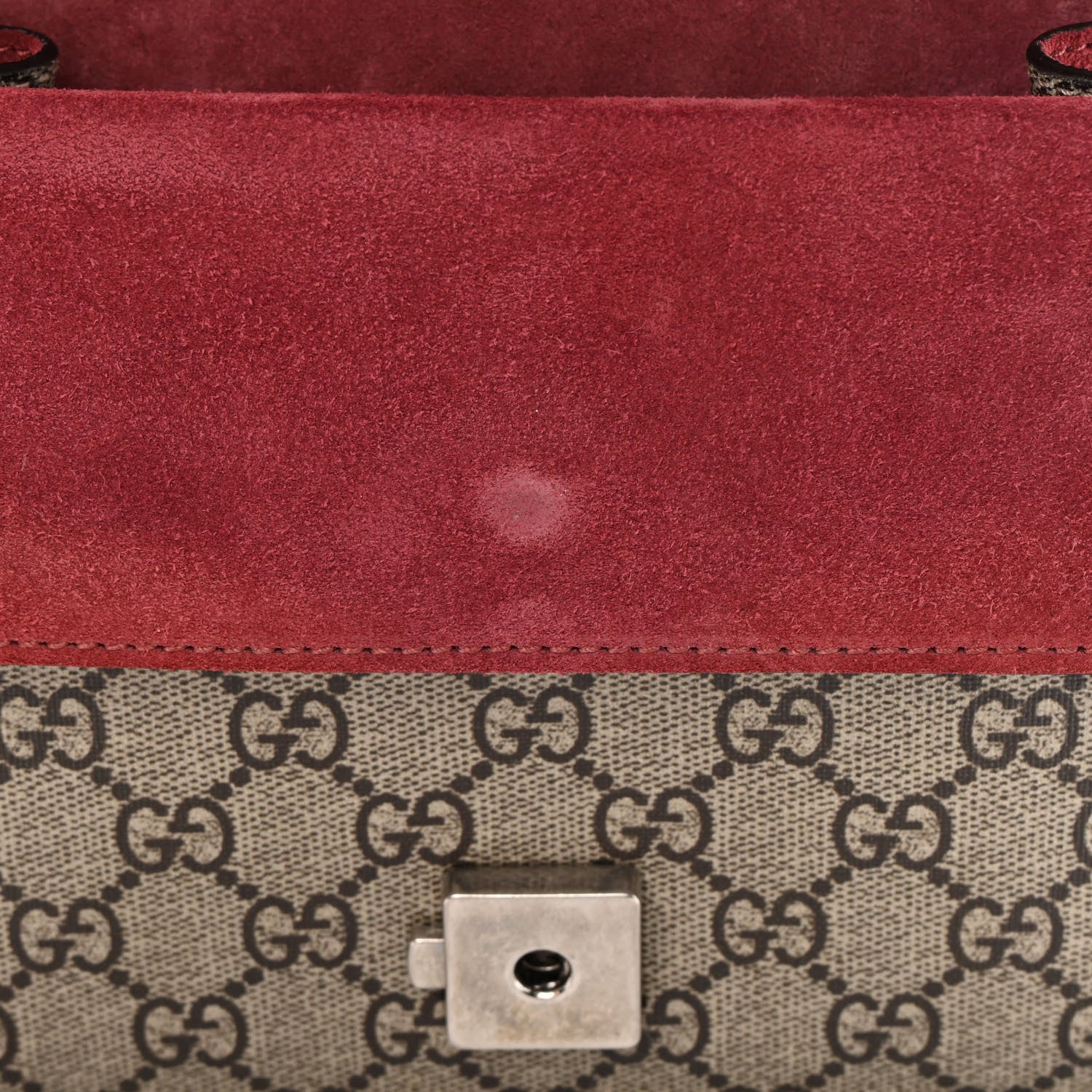Gucci GG Supreme Monogram Blooms Mini Dionysus Shoulder Bag Beige Multicolor Dry Rose 10 of 14