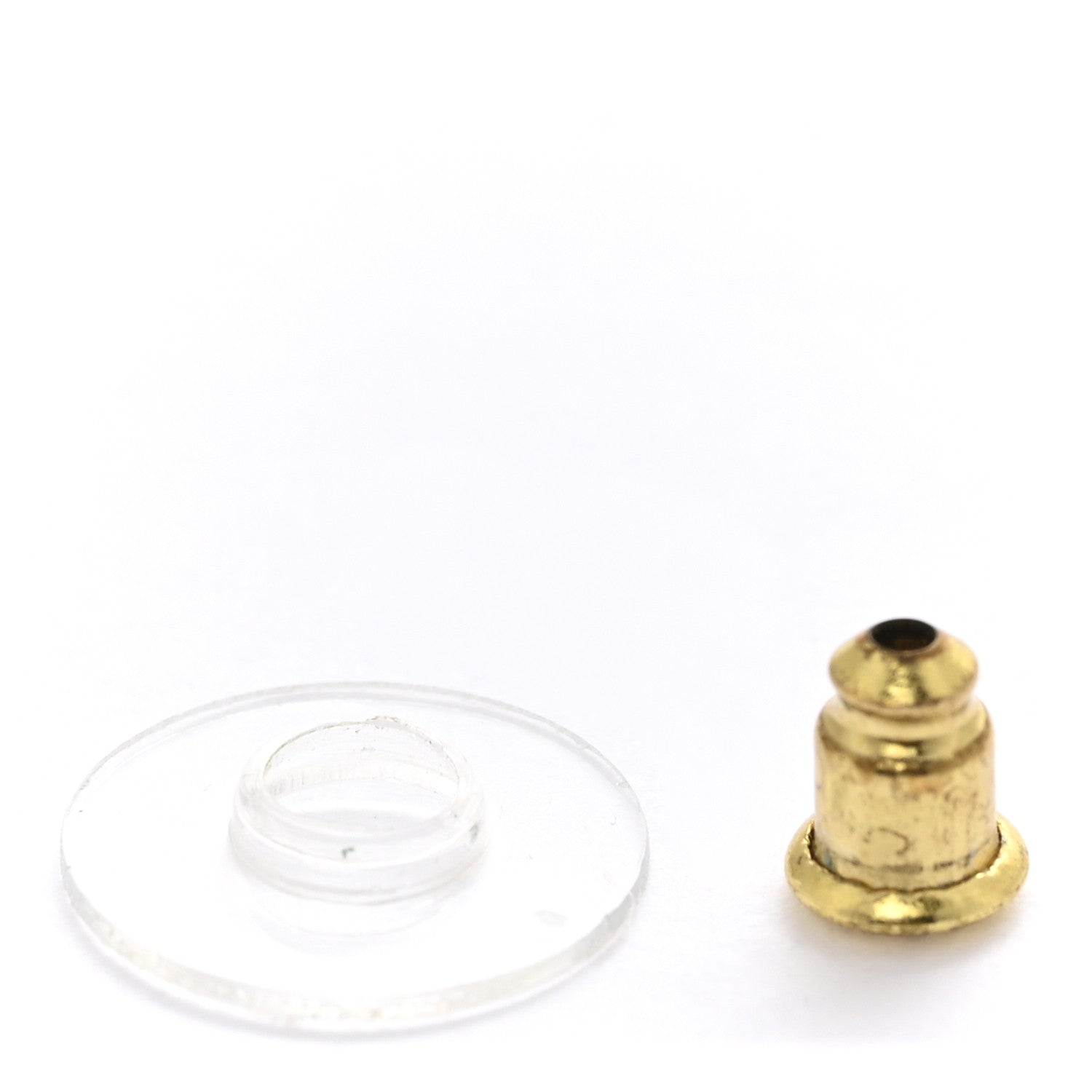 Chanel Resin Crystal Pearl CC Drop Earrings Black Gold 5 of 5