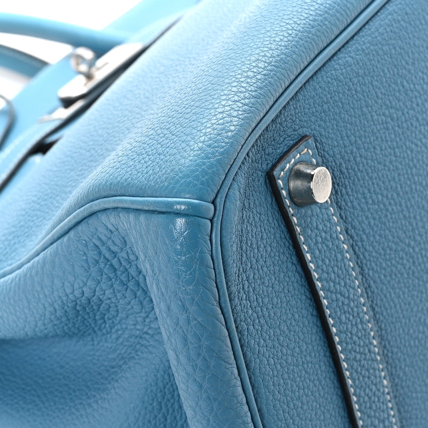 Togo Birkin 35 Blue Jean