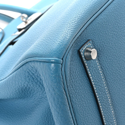 Hermes Togo Birkin 35 Blue Jean 9 of 12