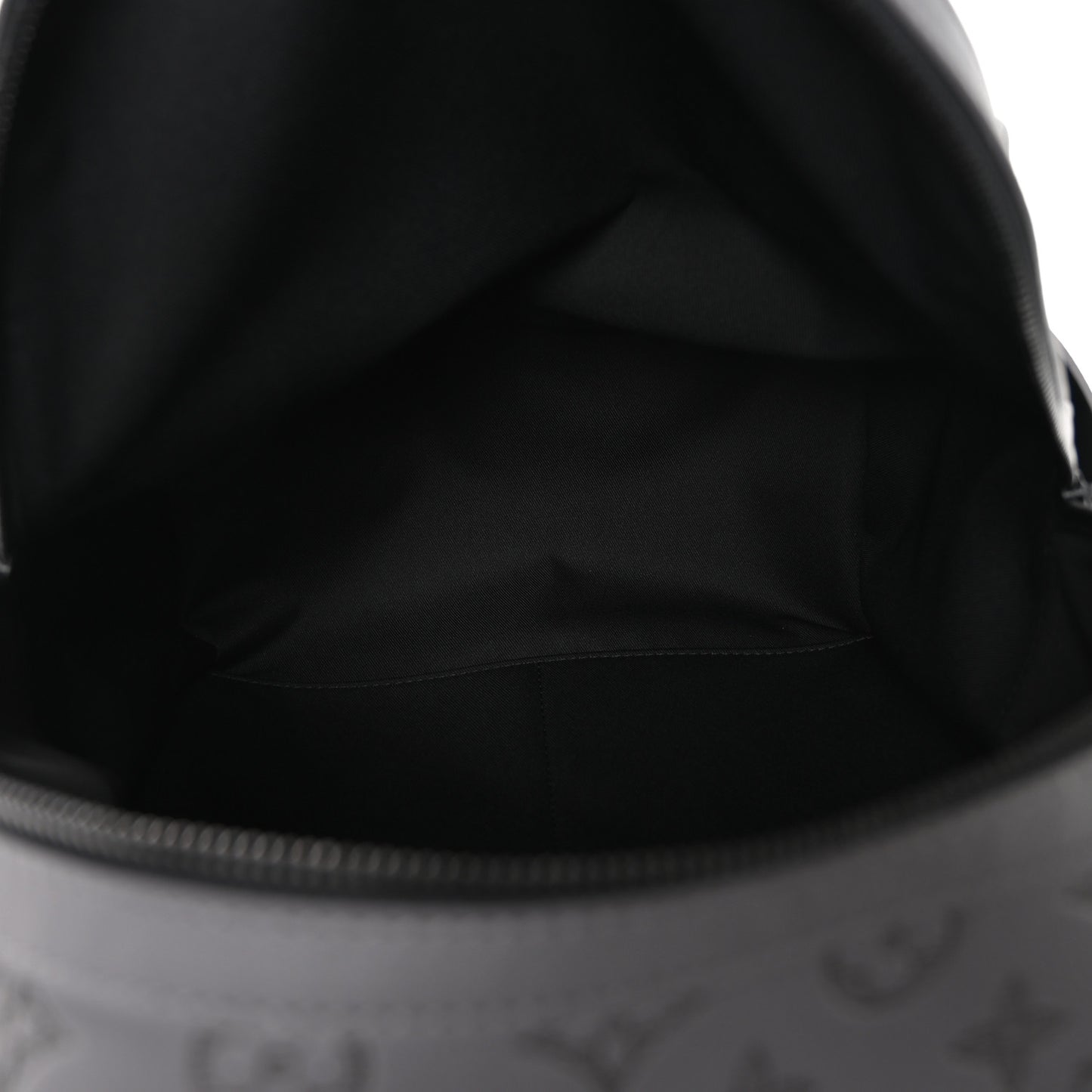 Calfskin Monogram Shadow Discovery Backpack Anthracite Gray