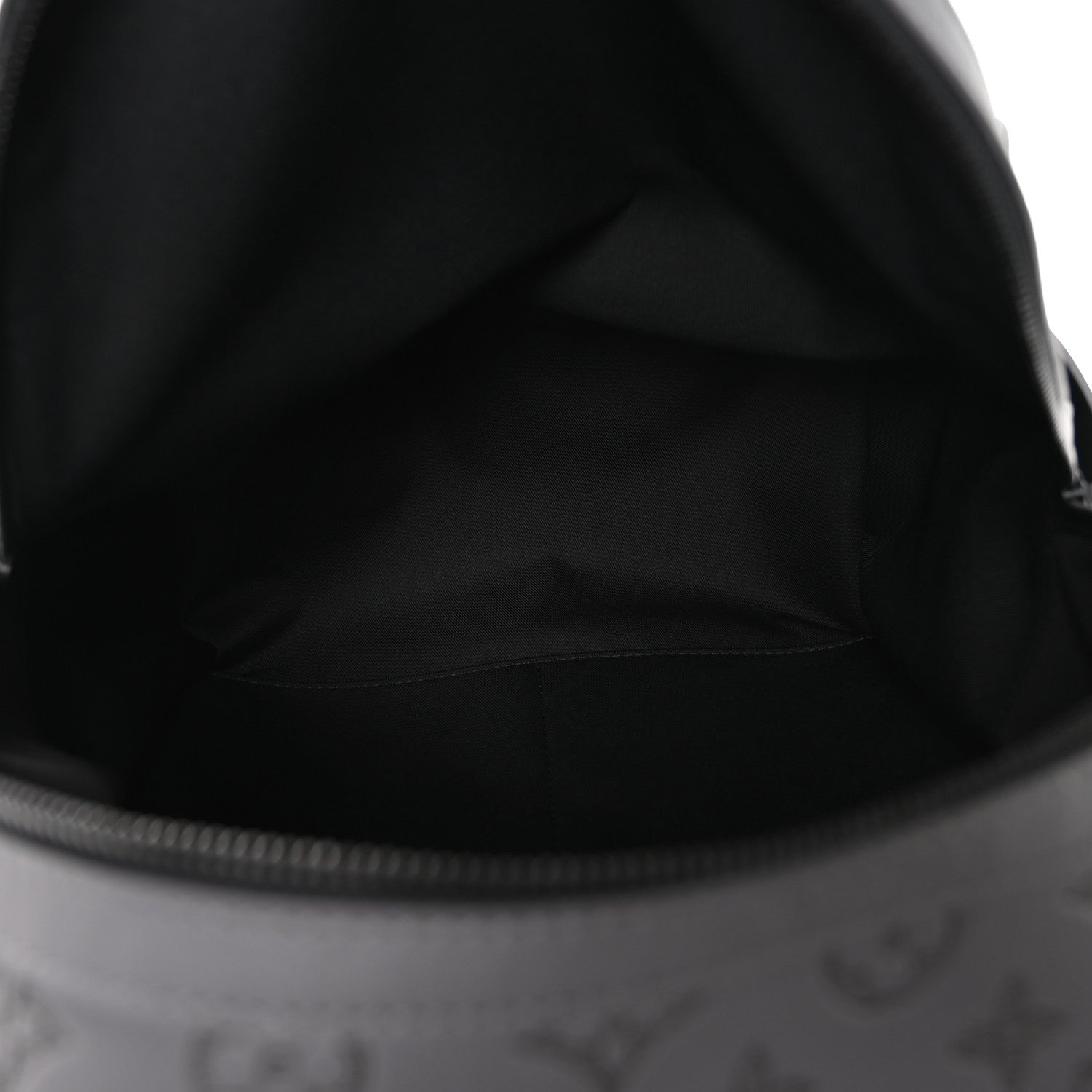 Louis Vuitton Calfskin Monogram Shadow Discovery Backpack Anthracite Gray 5 of 10