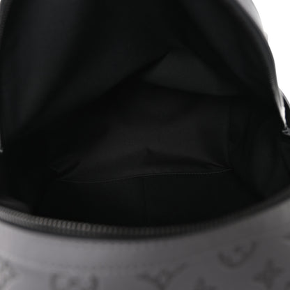 Louis Vuitton Calfskin Monogram Shadow Discovery Backpack Anthracite Gray 5 of 10