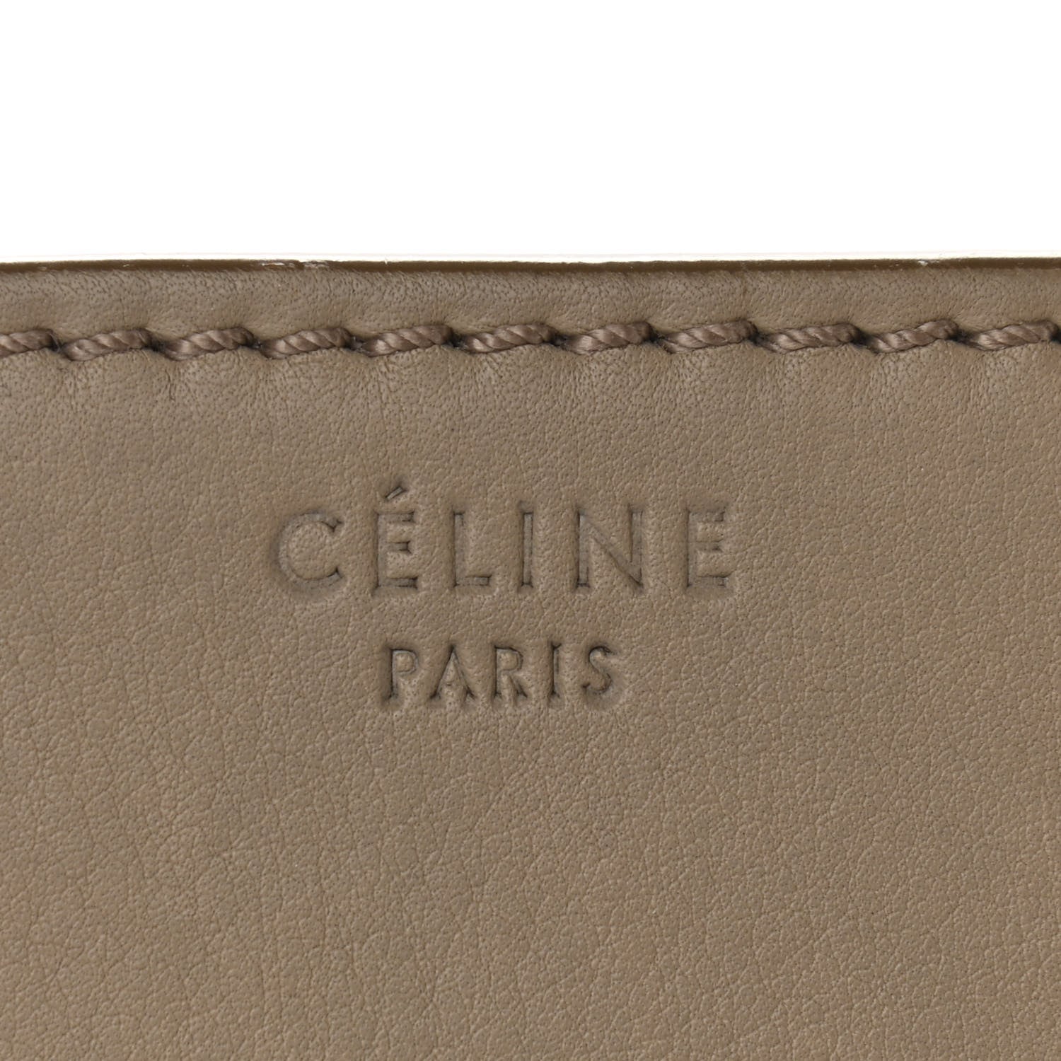 Celine Supple Calfskin Medium Phantom Luggage Beige 5 of 14