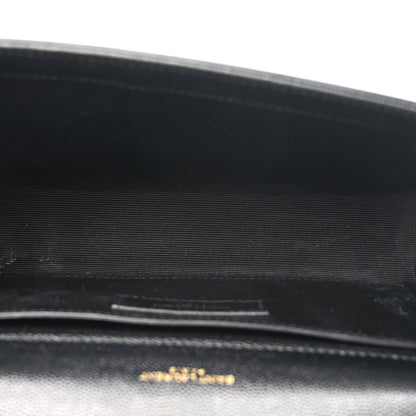 Saint Laurent Grain De Poudre Small Classic Monogram Kate Tassel Satchel Black 5 of 15