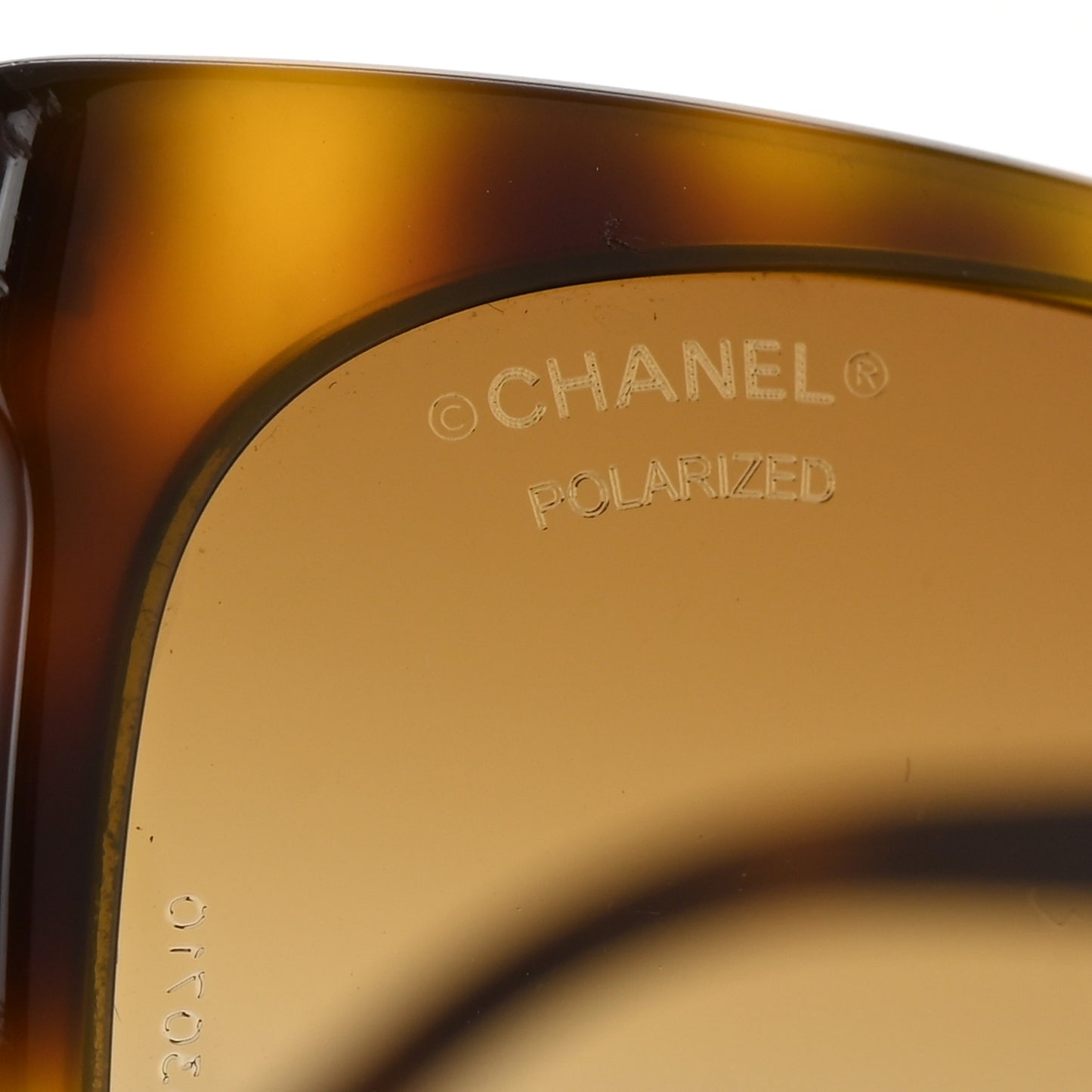 Acetate Polarized Butterfly CC Chain Sunglasses 5260-Q Tortoise