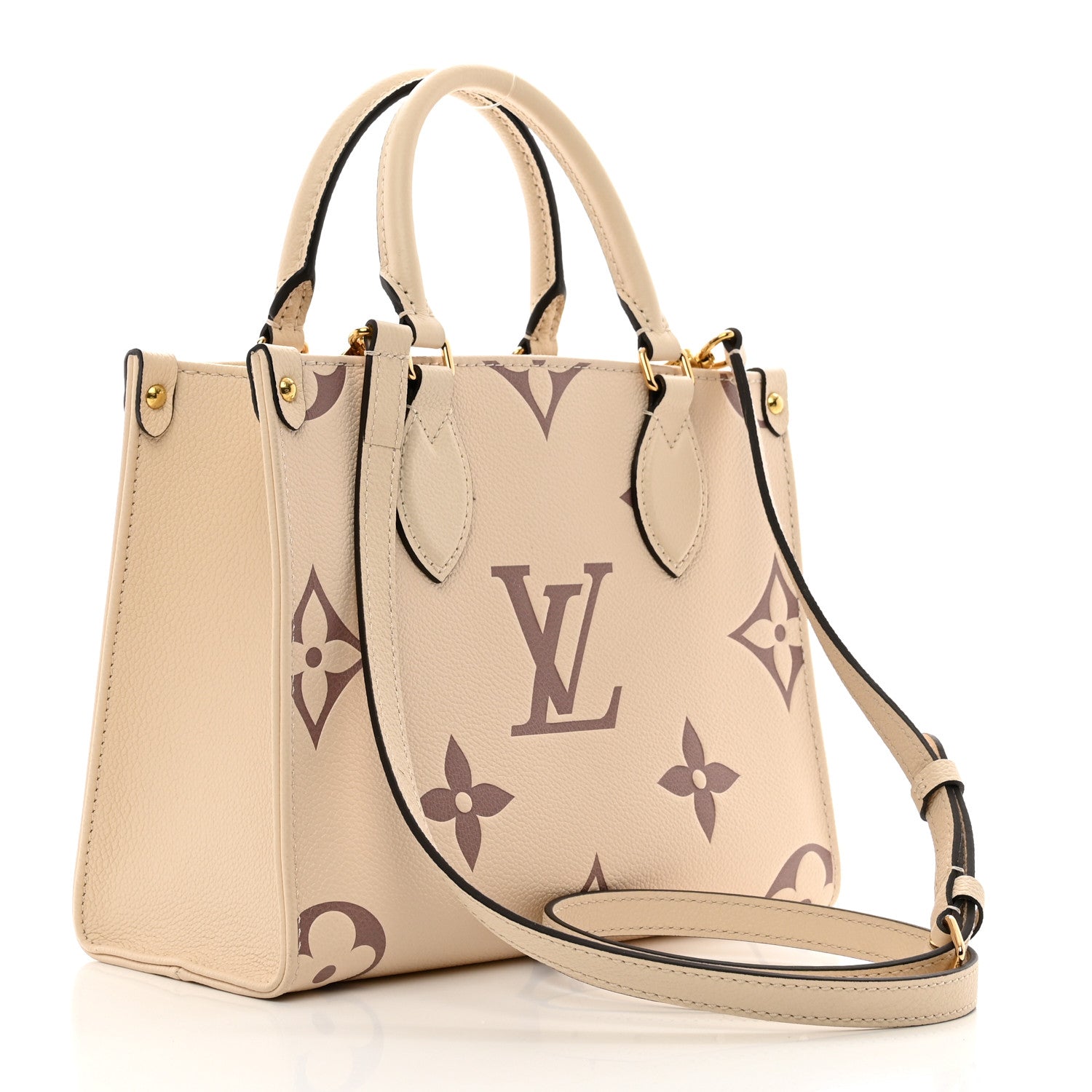 Louis Vuitton Empreinte Monogram Giant Onthego PM Creme Bois de Rose 3 of 9