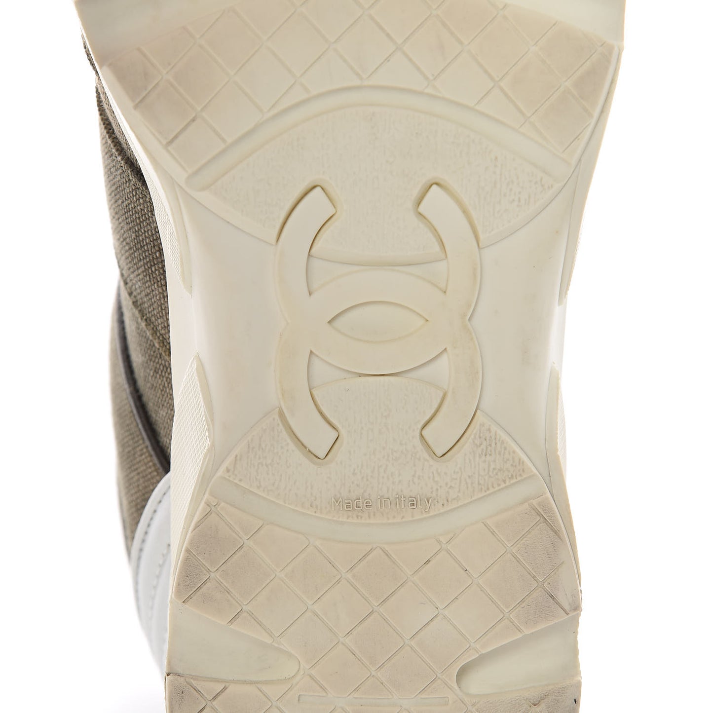 Fabric CC Sneakers 37.5 Khaki