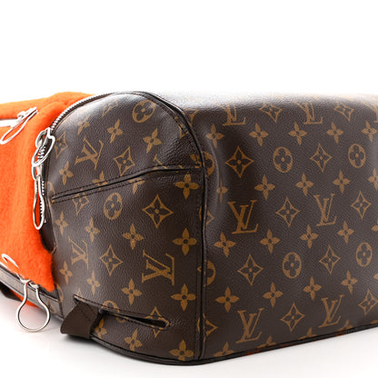 Louis Vuitton Shearling Monogram Marc Newson Fleece Pack Orange 10 of 15