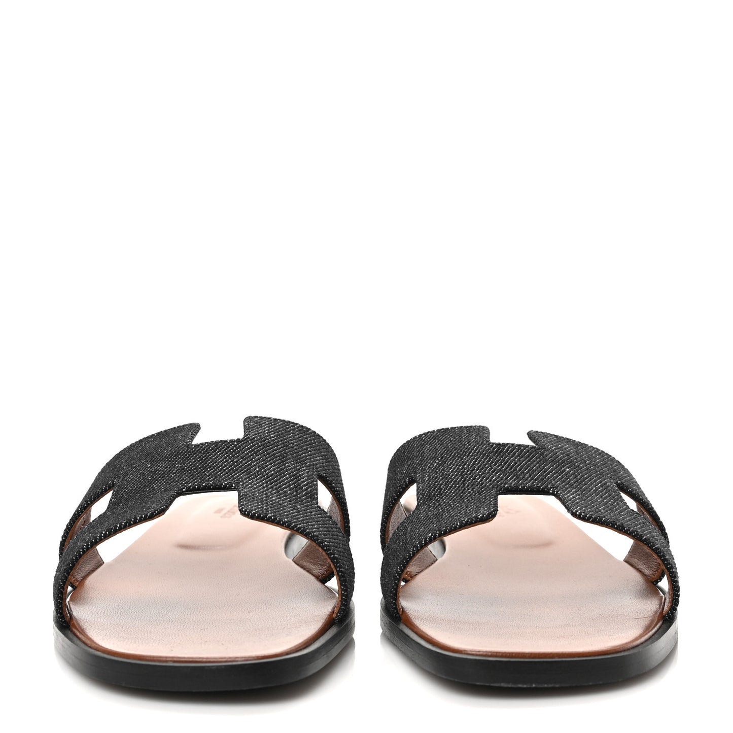 Denim Canvas Oran Sandals 39.5 Bleu Brut
