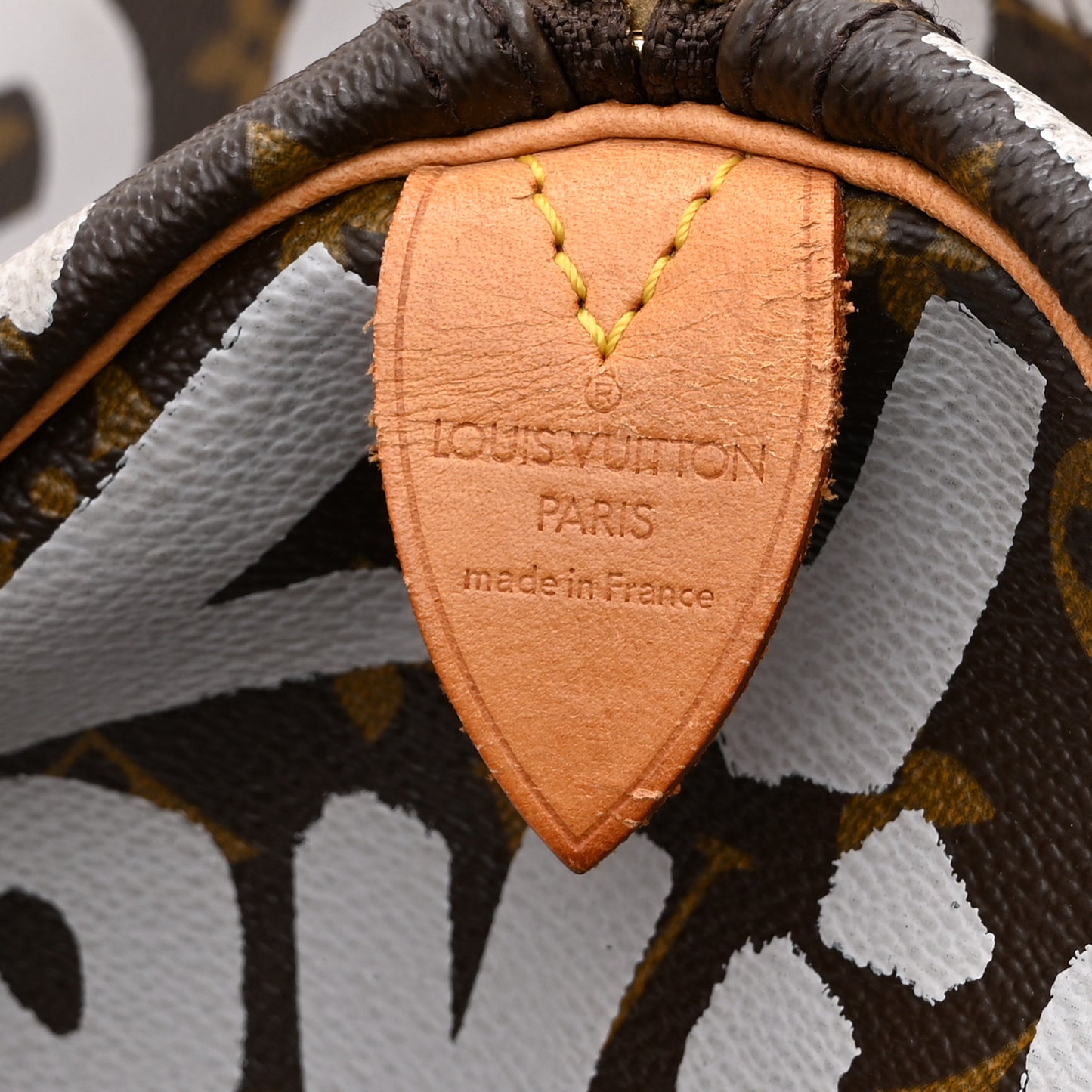 Monogram Graffiti Keepall 50 Silver
