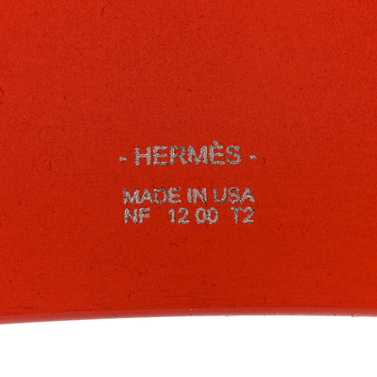 Hermes Aluminium Sunset Collier De Chien CDC Bracelet Rouge H 4 of 5