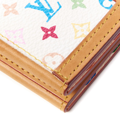 Louis Vuitton Monogram Multicolor 4 Photo Frame Wallet White 5 of 9