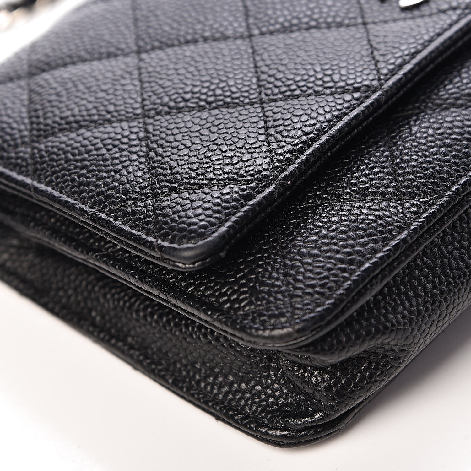 Chanel Caviar Quilted Wallet On Chain WOC Black 13 of 18