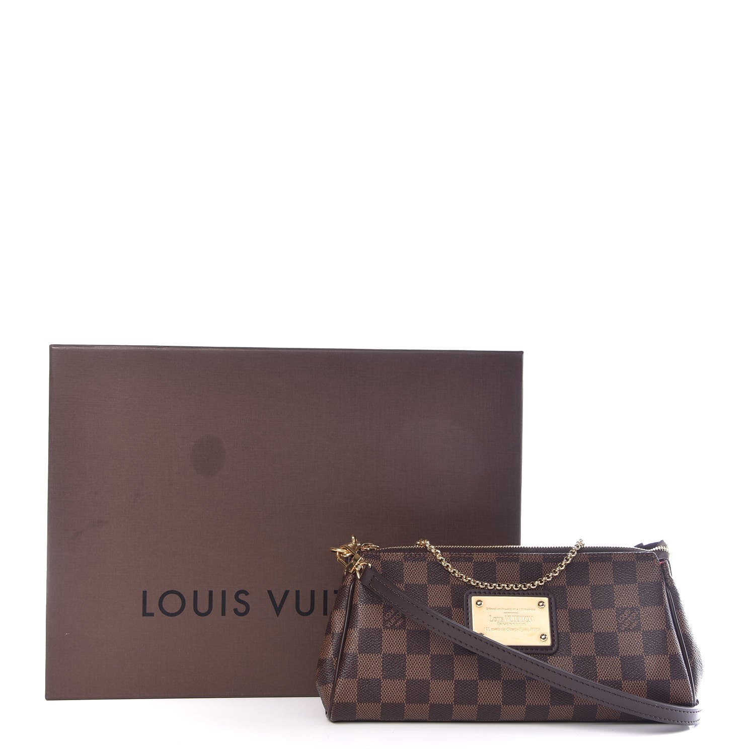 Louis Vuitton Damier Ebene Eva Clutch 8 of 8