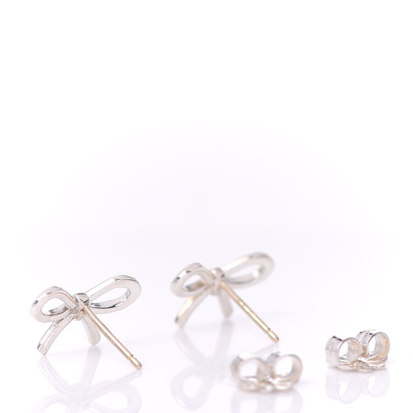 Sterling Silver Bow Earrings