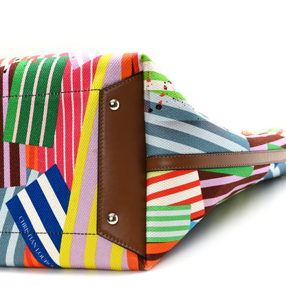 Christian Louboutin Canvas Printed Medium Frangibus Tote Multicolor Coconut 11 of 11