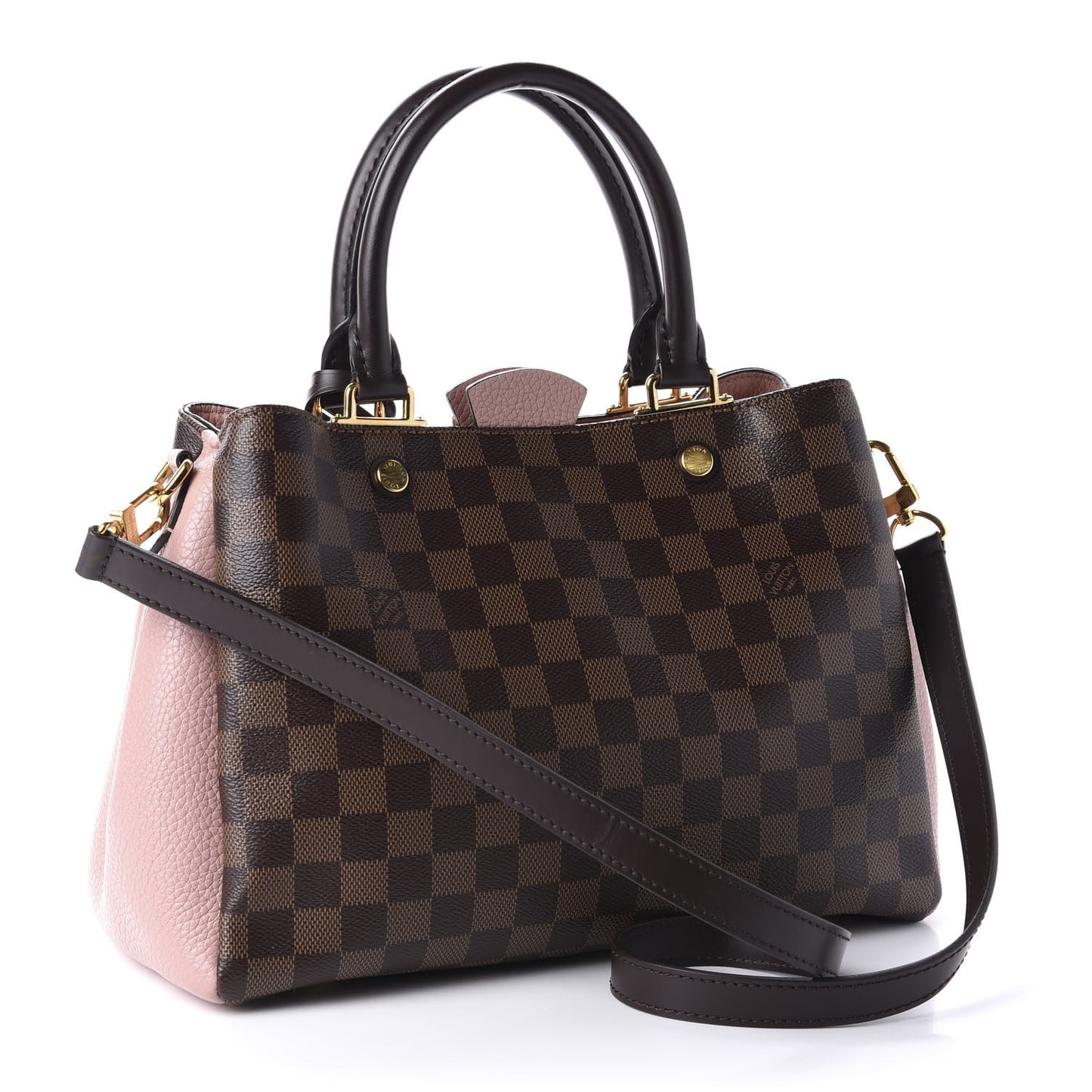 Damier Ebene Cuir Taurillon Brittany Magnolia