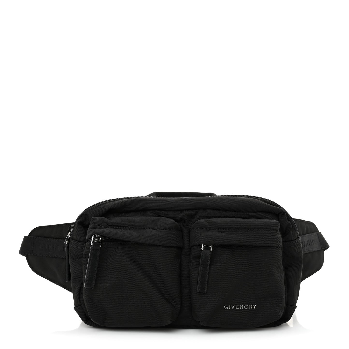 Nylon Essential U Belt Bag Black