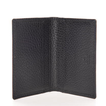 Gucci Pebbled Calfskin GG Marmont Card Case Black 5 of 8